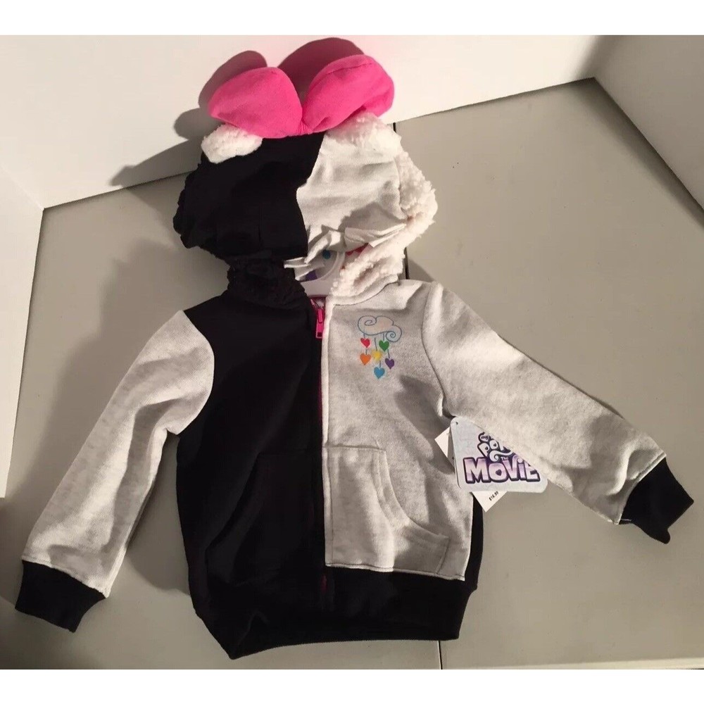 Brand new My Little Pony Toddler Girls Grey Pink Black Long Sleeve Sweatshirt 2T